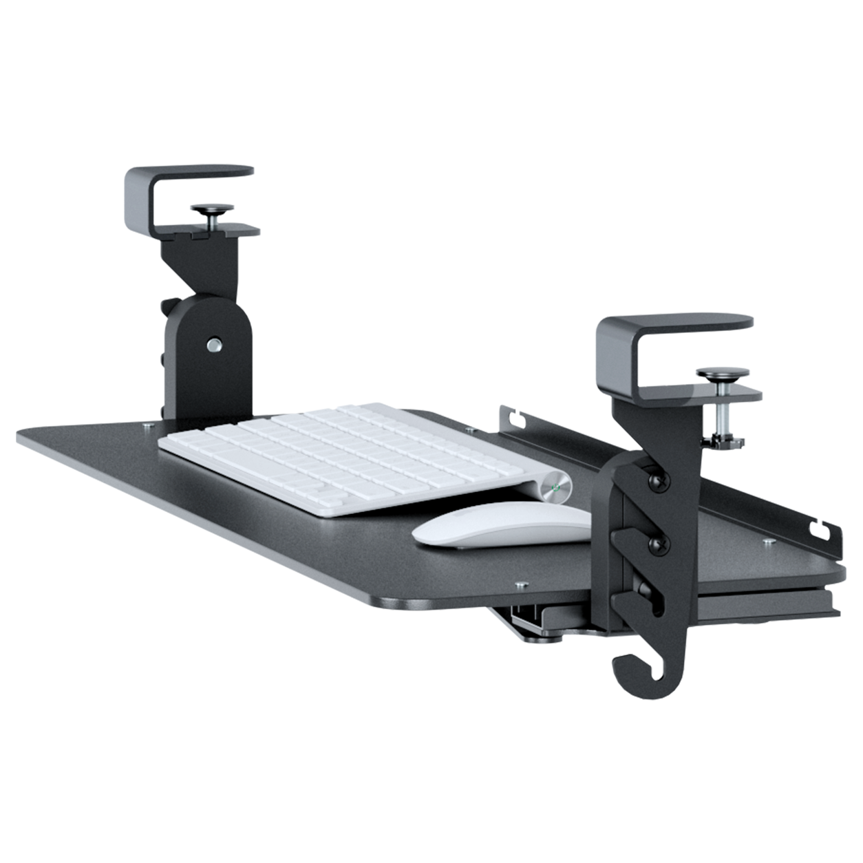 KT4 Clamp On Keyboard Tray Under Desk