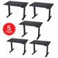 5-Pack Rise Up 60x30 Bamboo Electric Standing Desks - Scratch & Dent