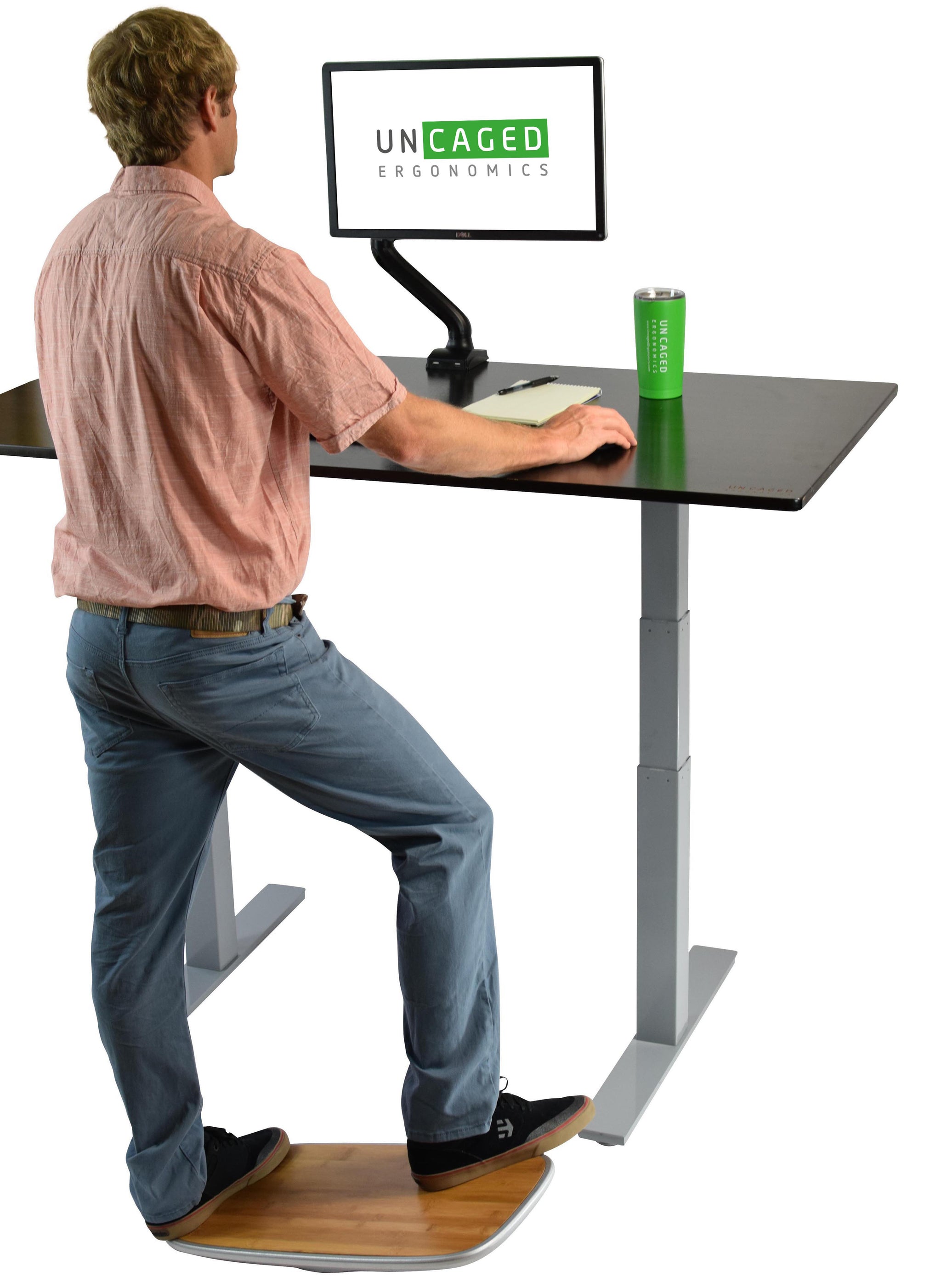 Single Computer Monitor Arm Desk Mount with USB Ports Adjustable ...