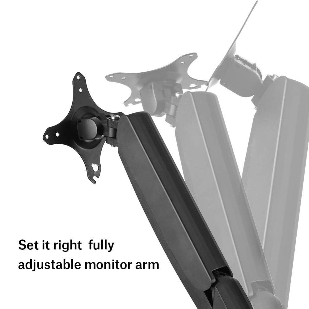 Uncaged Ergonomics Dual Monitor Arm
