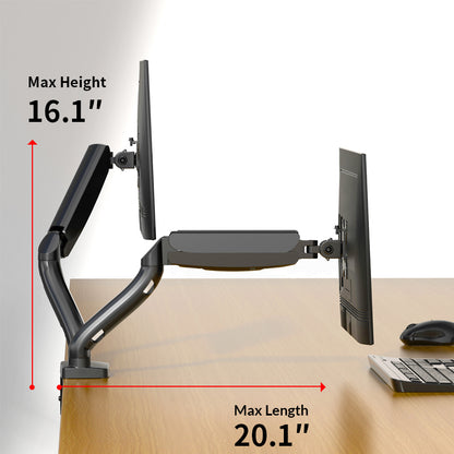 Adjusts Up to 16.1” High, Extends 20.1” Wide—Your Perfect Fit.