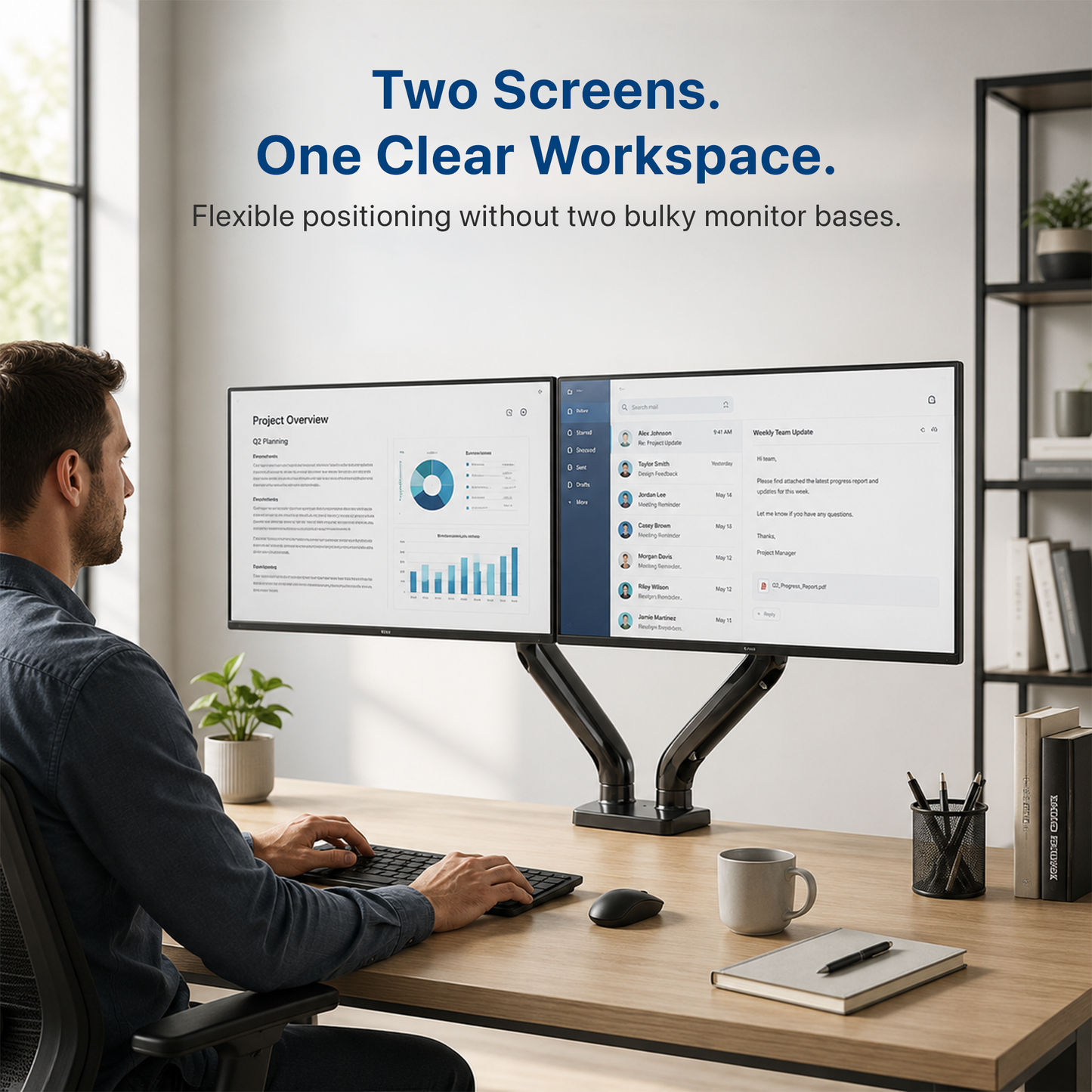 Dual Monitor Arm