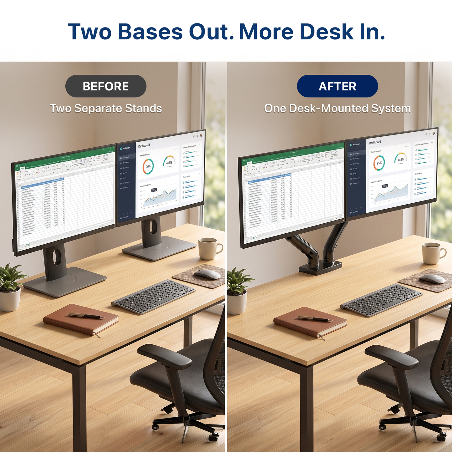 Dual Monitor Arm