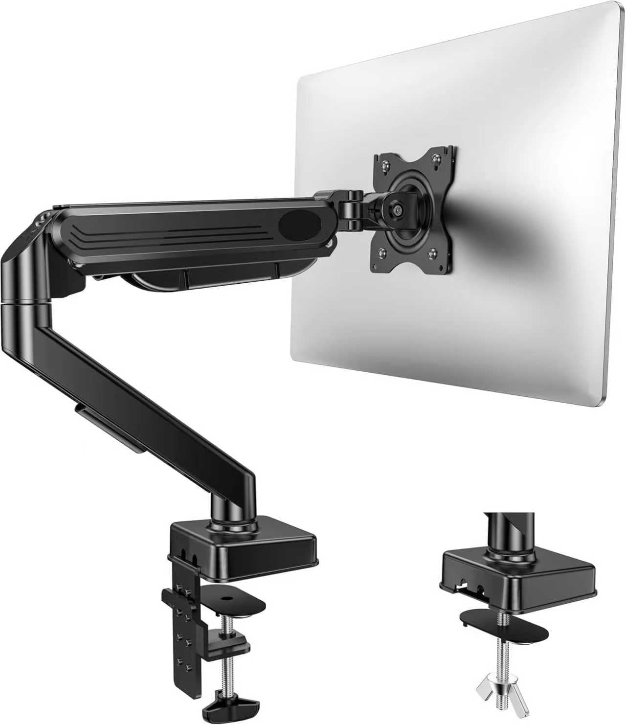 Single Monitor Arm - No USB Ports