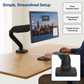 Single Monitor Arm - No USB Ports