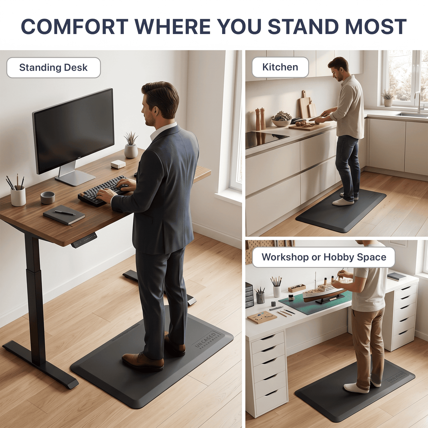 Anti-Fatigue Mat for Standing Desks