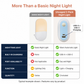 Automatic Dusk-to-Dawn Night Light with USB-A + USB-C - 2-Pack