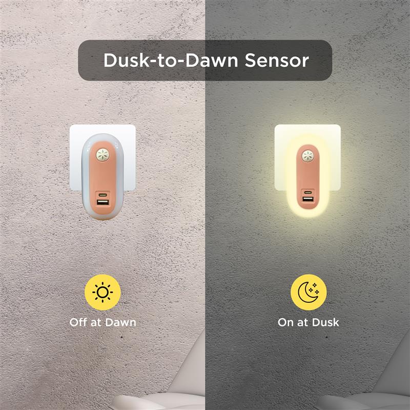 Darkness Sensor Night Light – 2 Pack