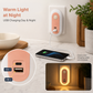 Automatic Dusk-to-Dawn Night Light with USB-A + USB-C - 2-Pack