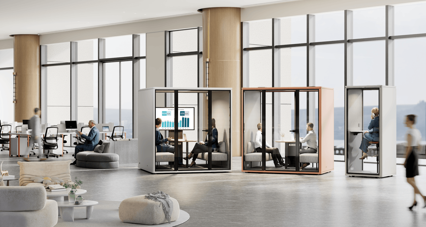 Office Pod – Soundproof Work & Meeting Booths (4 Sizes)