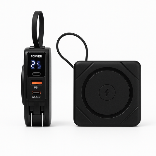 7-in-1 Power Bank with Wireless Charging – 10,000mAh