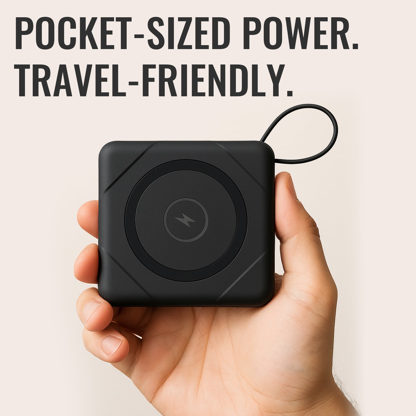 7-in-1 Power Bank with Wireless Charging – 10,000mAh