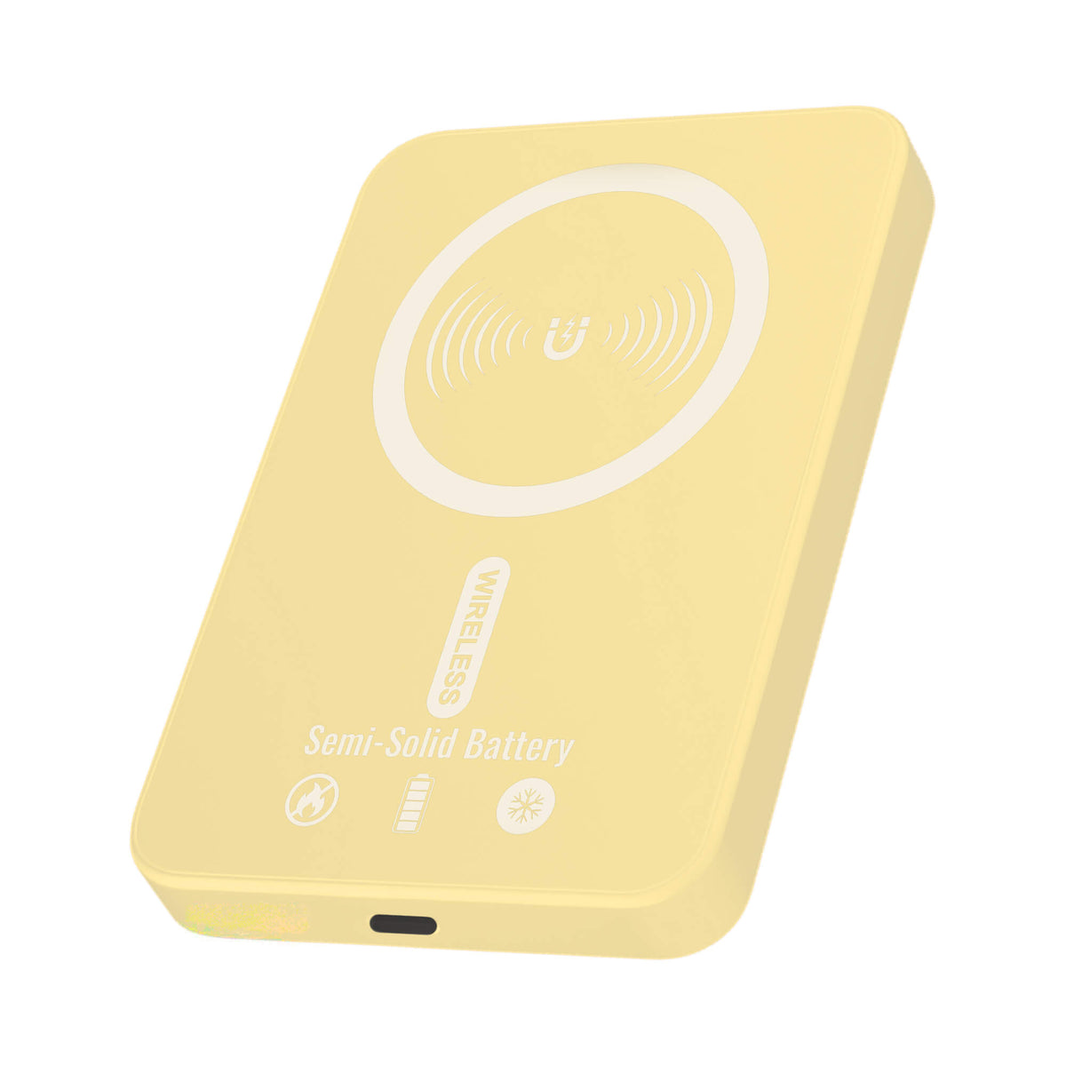 Ultra Slim 5000mAh Solid-State Magnetic Wireless Power Bank
