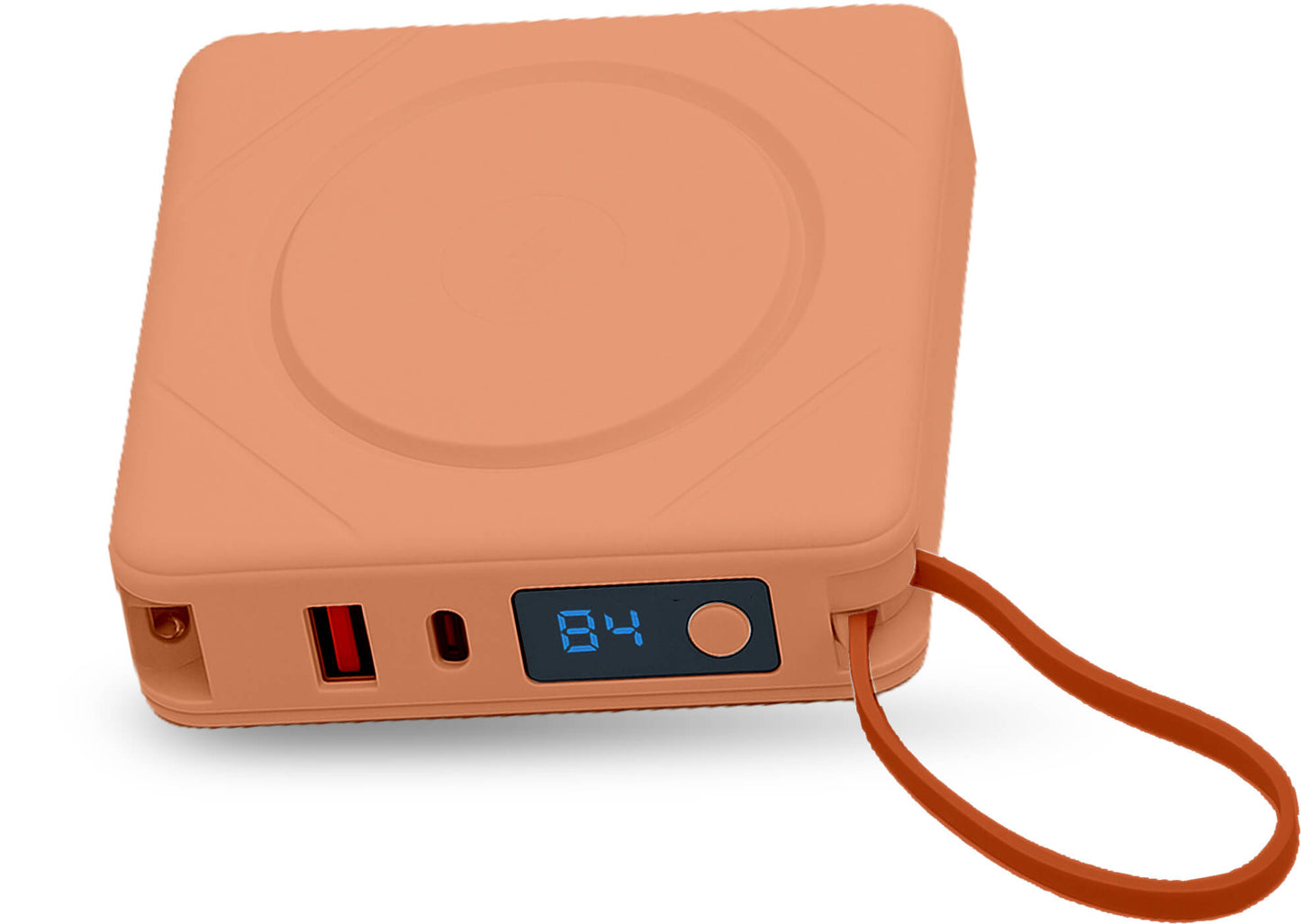 Uncaged Ergonomics 8-in-1 Power Bank – Wireless, Watch & Built-In Cable Charger (10,000 mAh)