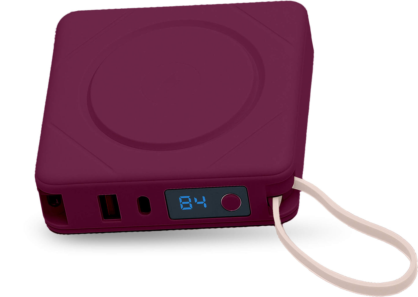 Uncaged Ergonomics 8-in-1 Power Bank – Wireless, Watch & Built-In Cable Charger (10,000 mAh)
