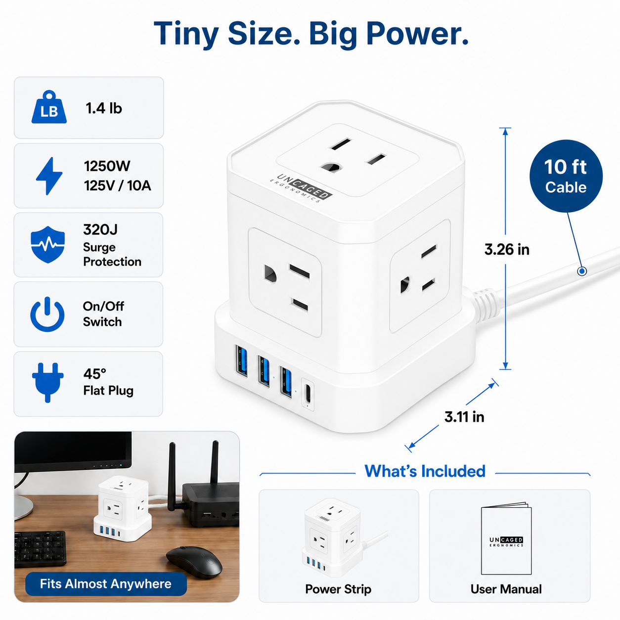 Cube Power Strip
