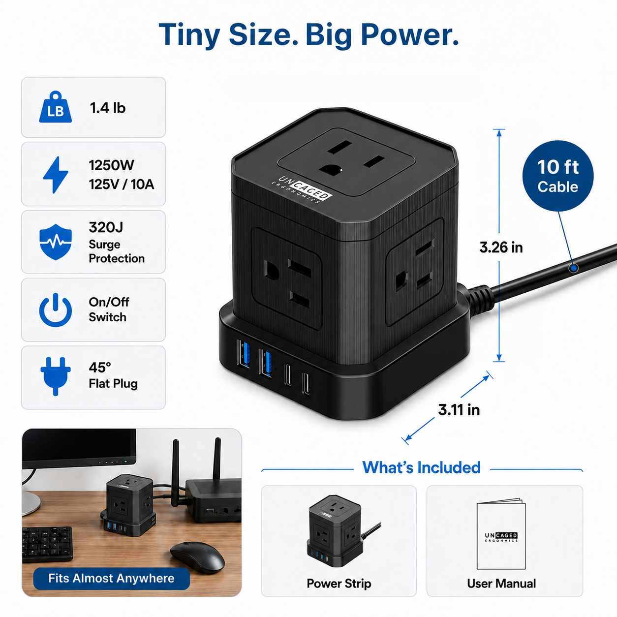 Cube Power Strip