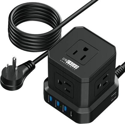 Power where you need it — 10ft long cable reaches far and wide.