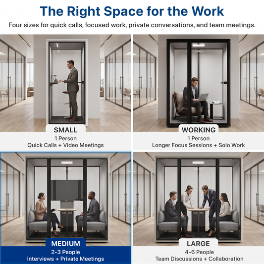 Office Pods for Calls, Focus and Meetings
