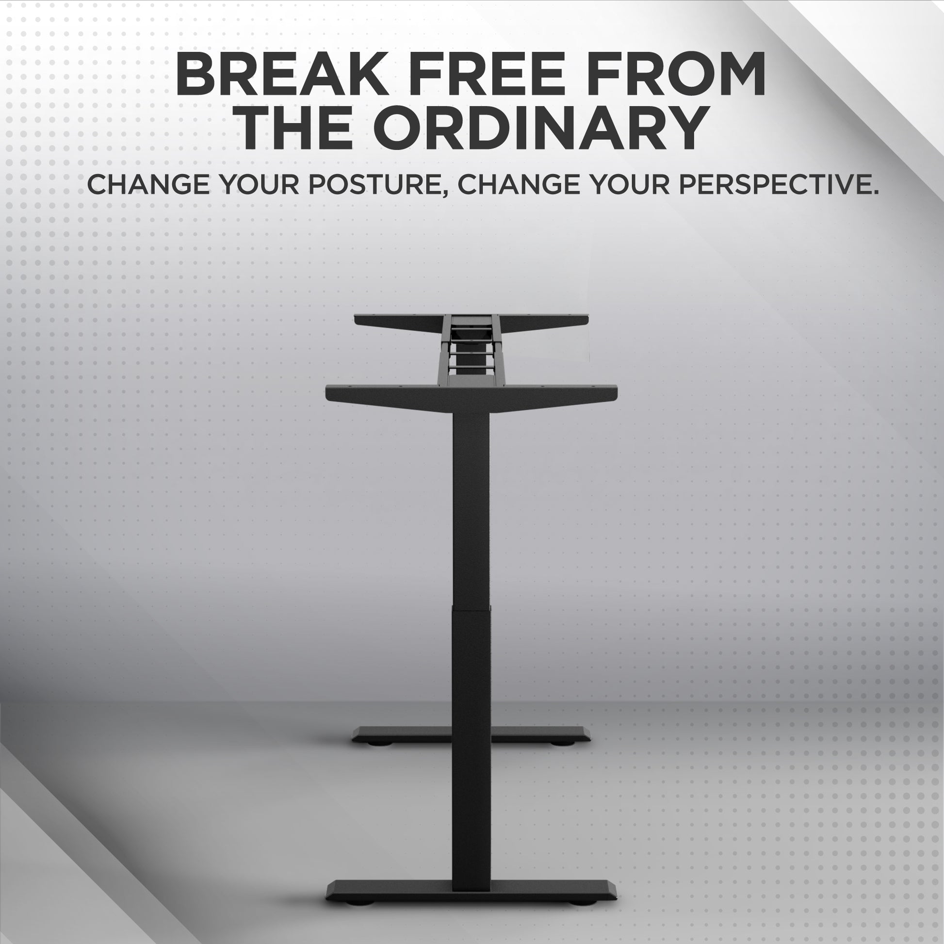 Single Motor Electric Standing Desk