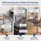 Rise Up Electric Standing Desk & Frame
