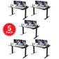 5-Pack Rise Up 60x30 Bamboo Electric Standing Desks - Scratch & Dent