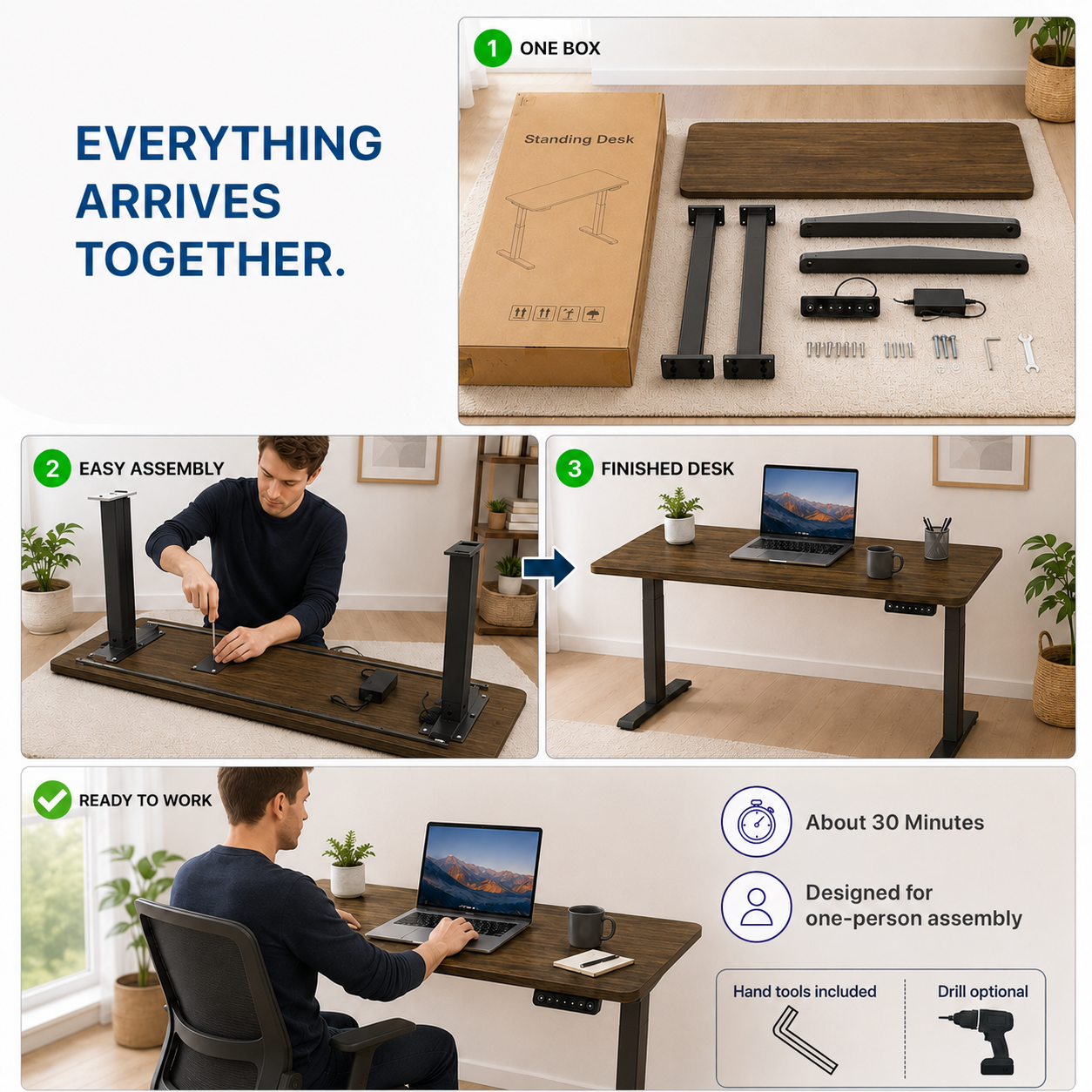 Rise Up Essential Electric Standing Desk
