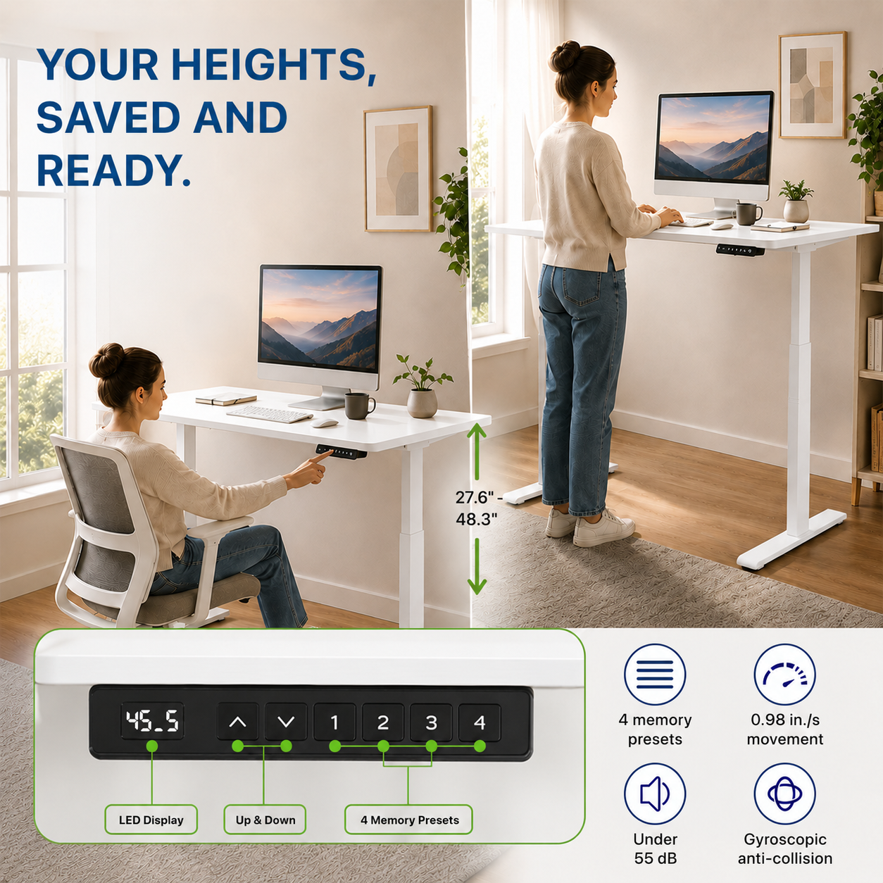 Rise Up Essential Electric Standing Desk