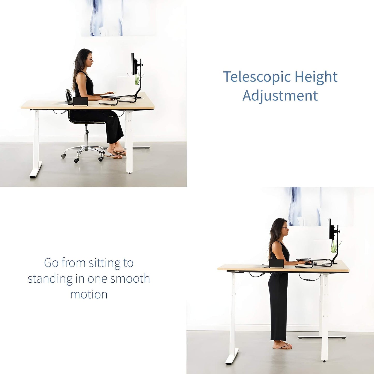 L-Shaped Corner Standing Desk