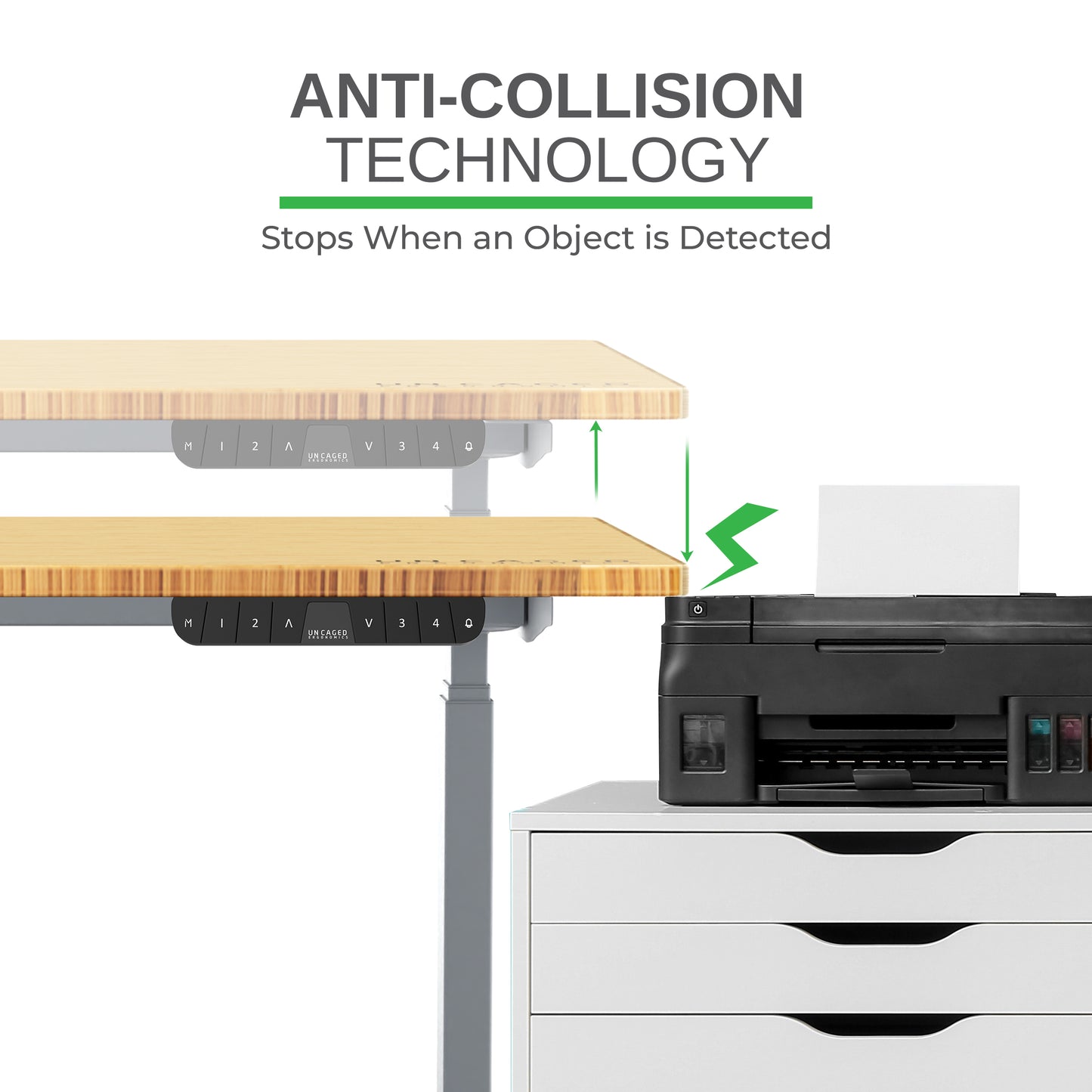 Rise Up Electric Standing Desk & Frame