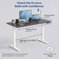 Rise Up Electric Standing Desk & Frame