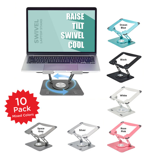 10pcs Swivel Laptop Stand - Mixed Color - Scratch & Dent