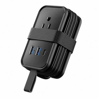 Travel Power Strip with USB-C Ports