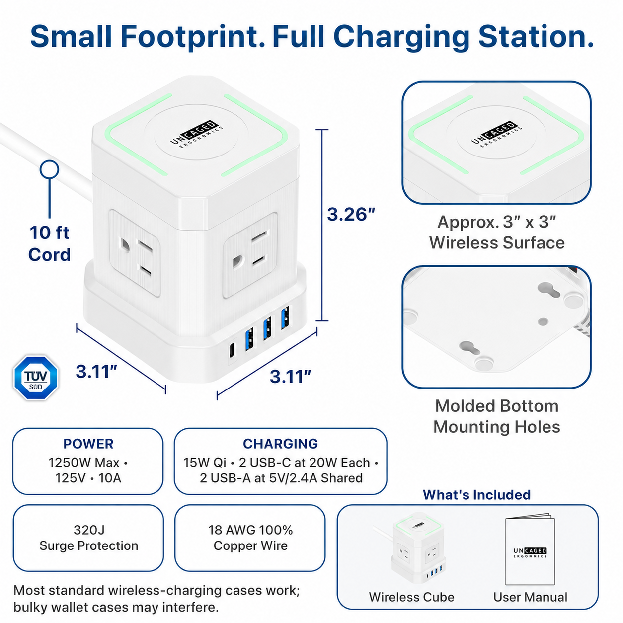 Wireless Cube Power Strip