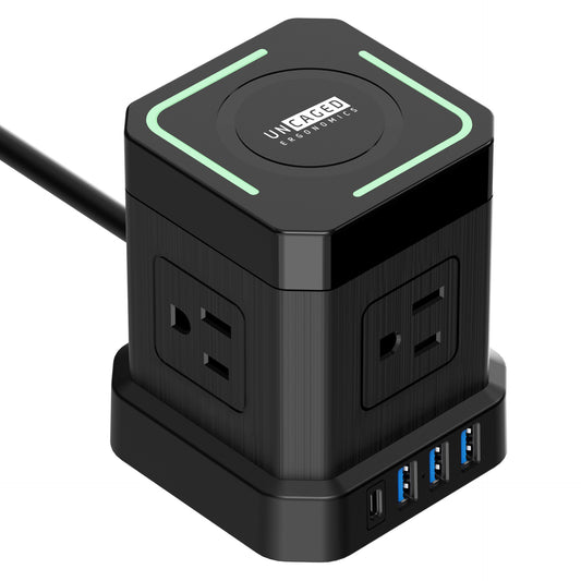 Wireless Charger Cube Power Strip