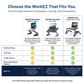 WorkEZ Cool - Complete Laptop + Mouse Workstation