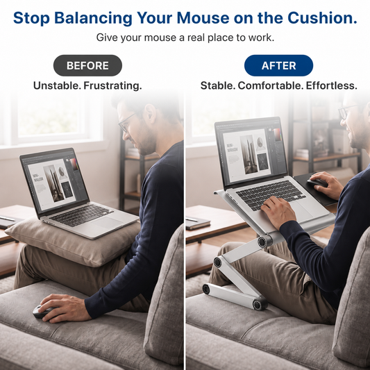 WorkEZ Cool - Complete Laptop + Mouse Workstation