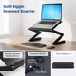 WorkEZ Executive - Wide Laptop Stand with Dual Fans & 3-Port USB Hub