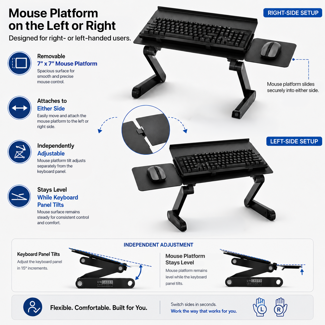 WorkEZ Adjustable Keyboard Stand