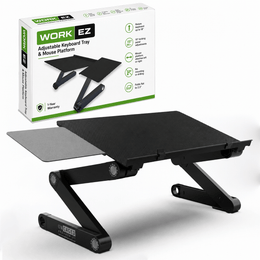 WorkEZ Adjustable Keyboard Stand | On-Desk Riser – UncagedErgonomics
