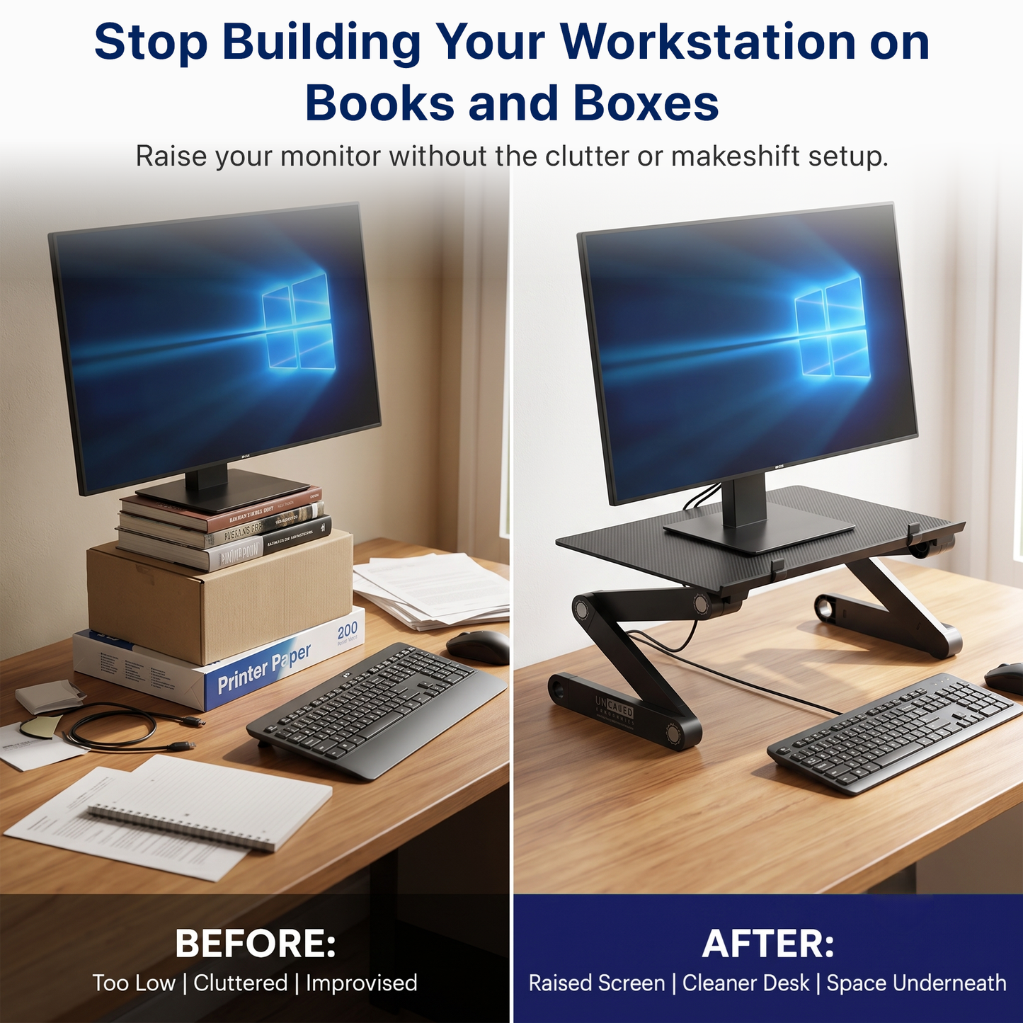 WorkEZ Adjustable Monitor Stand