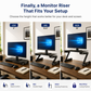 WorkEZ Adjustable Monitor Stand