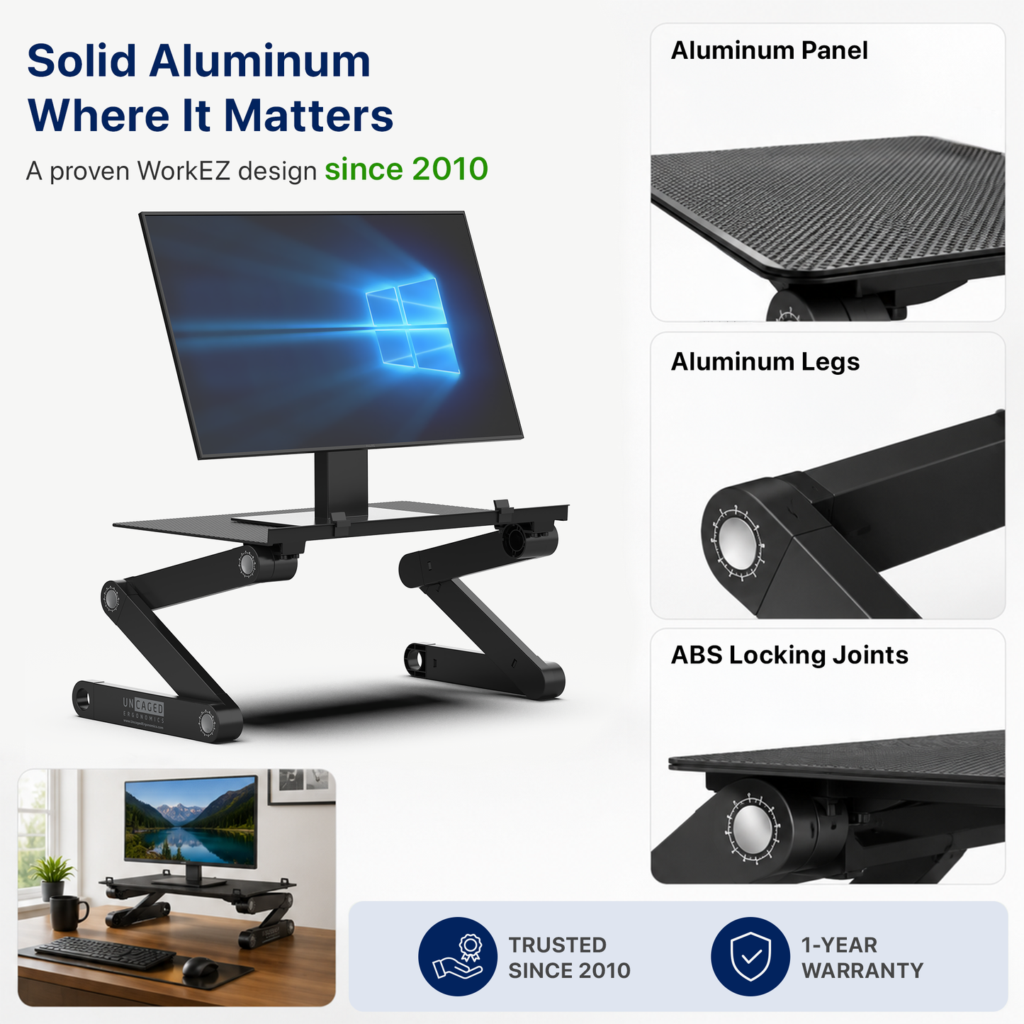 WorkEZ Adjustable Monitor Stand