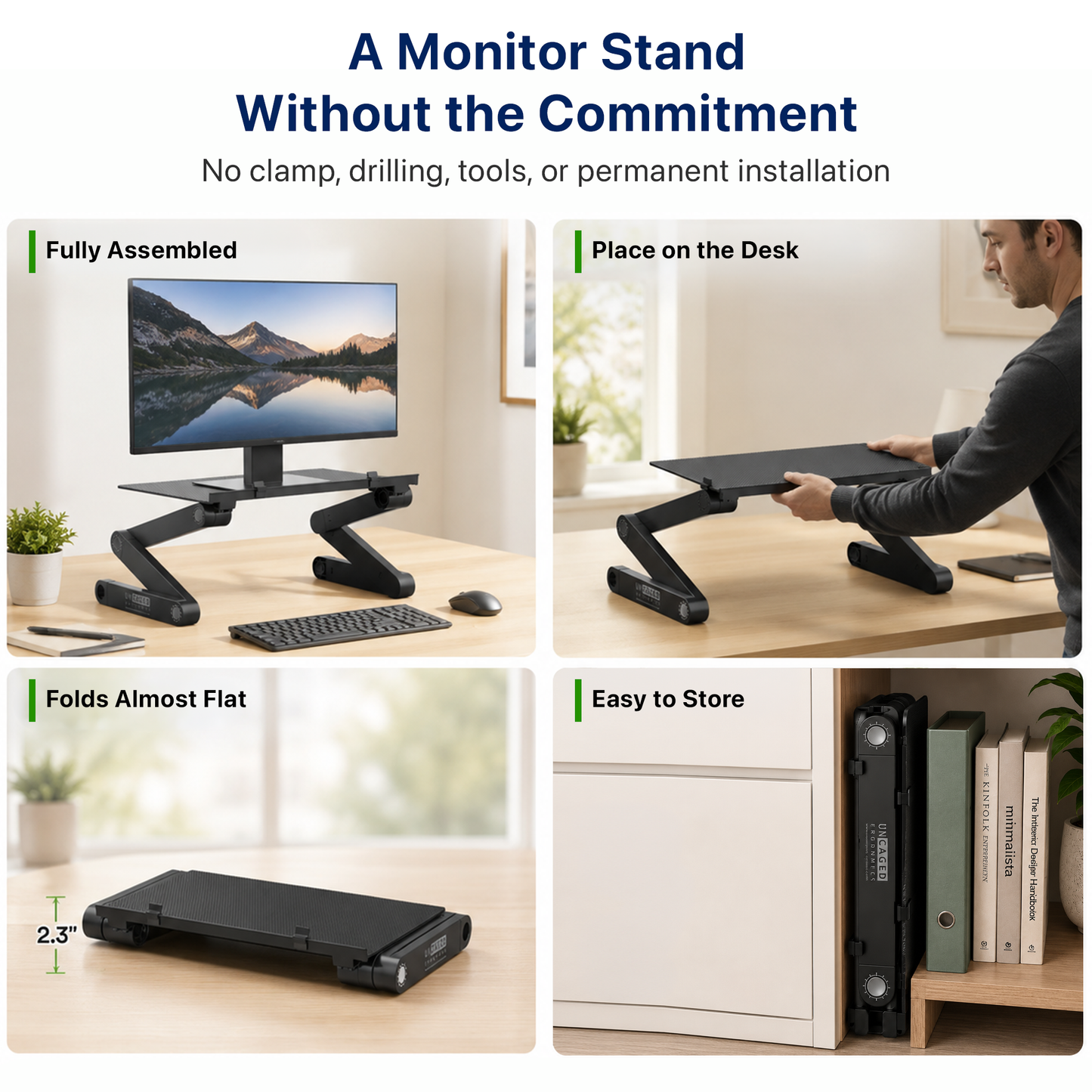 WorkEZ Adjustable Monitor Stand