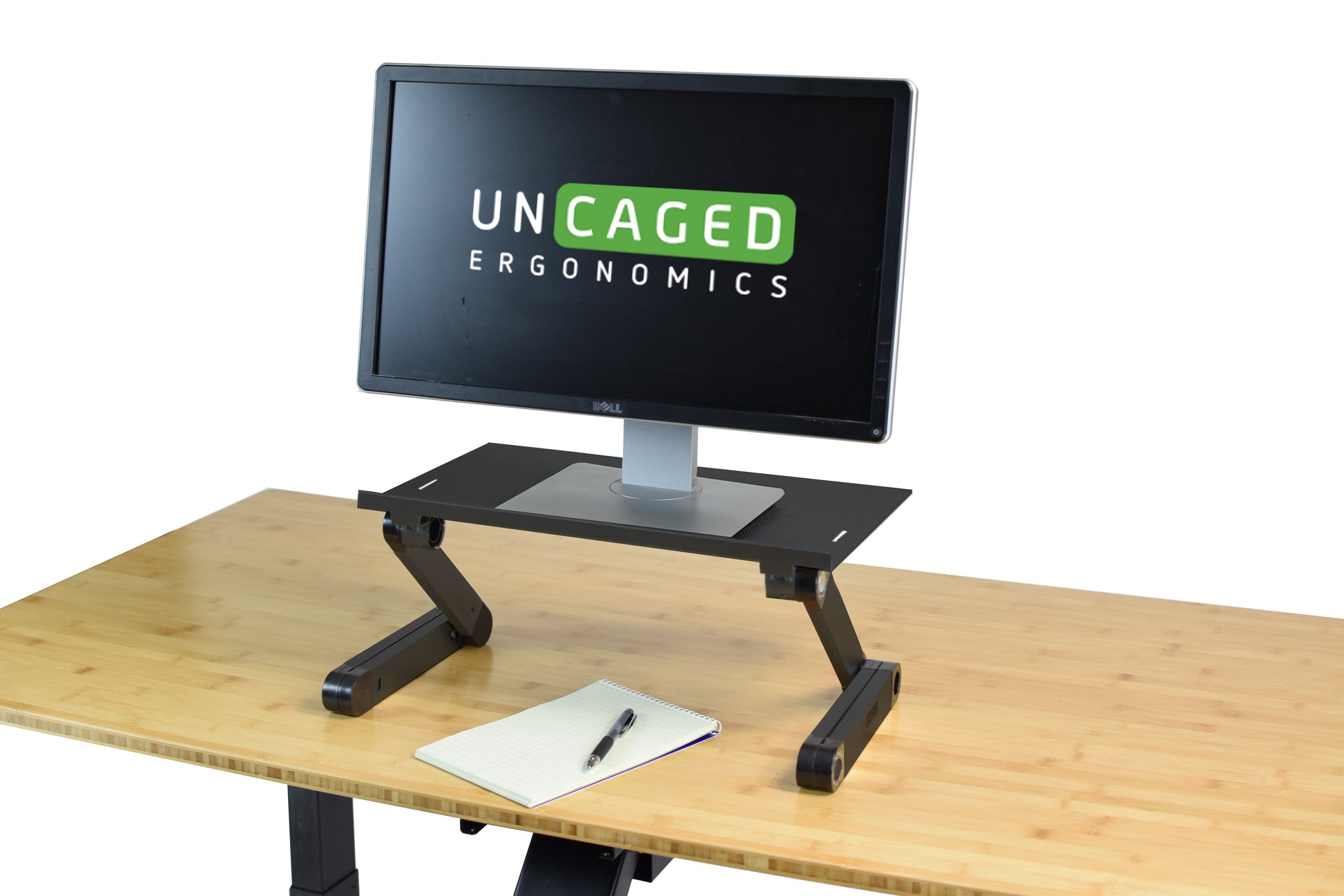 Single Computer Monitor Stand for Desk Adjustable Ergonomic Riser –  UncagedErgonomics