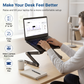 WorkEZ Professional Adjustable Laptop Stand & Lap Desk