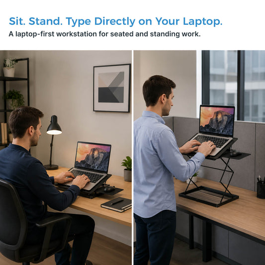 CD4 Adjustable Standing Desk Converter for Laptops