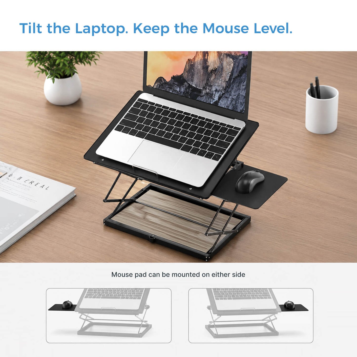 CD4 Ergonomic Laptop Stand and Standing Desk