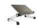 small lightweight folding silver aluminum adjustable height adjustable tilt ergonomic laptop stand and lap desk
