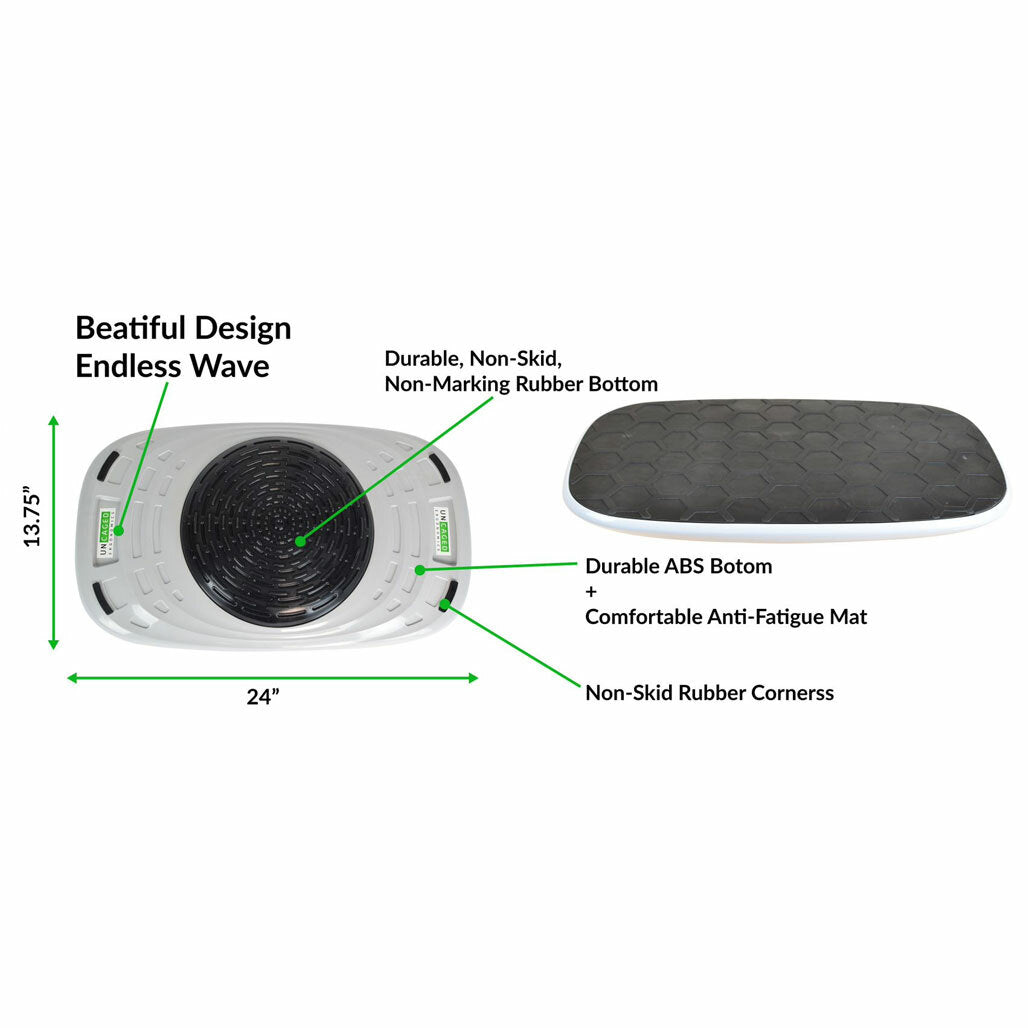 gentle balance board for standing desk wobble board for office with anti-fatigue mat
